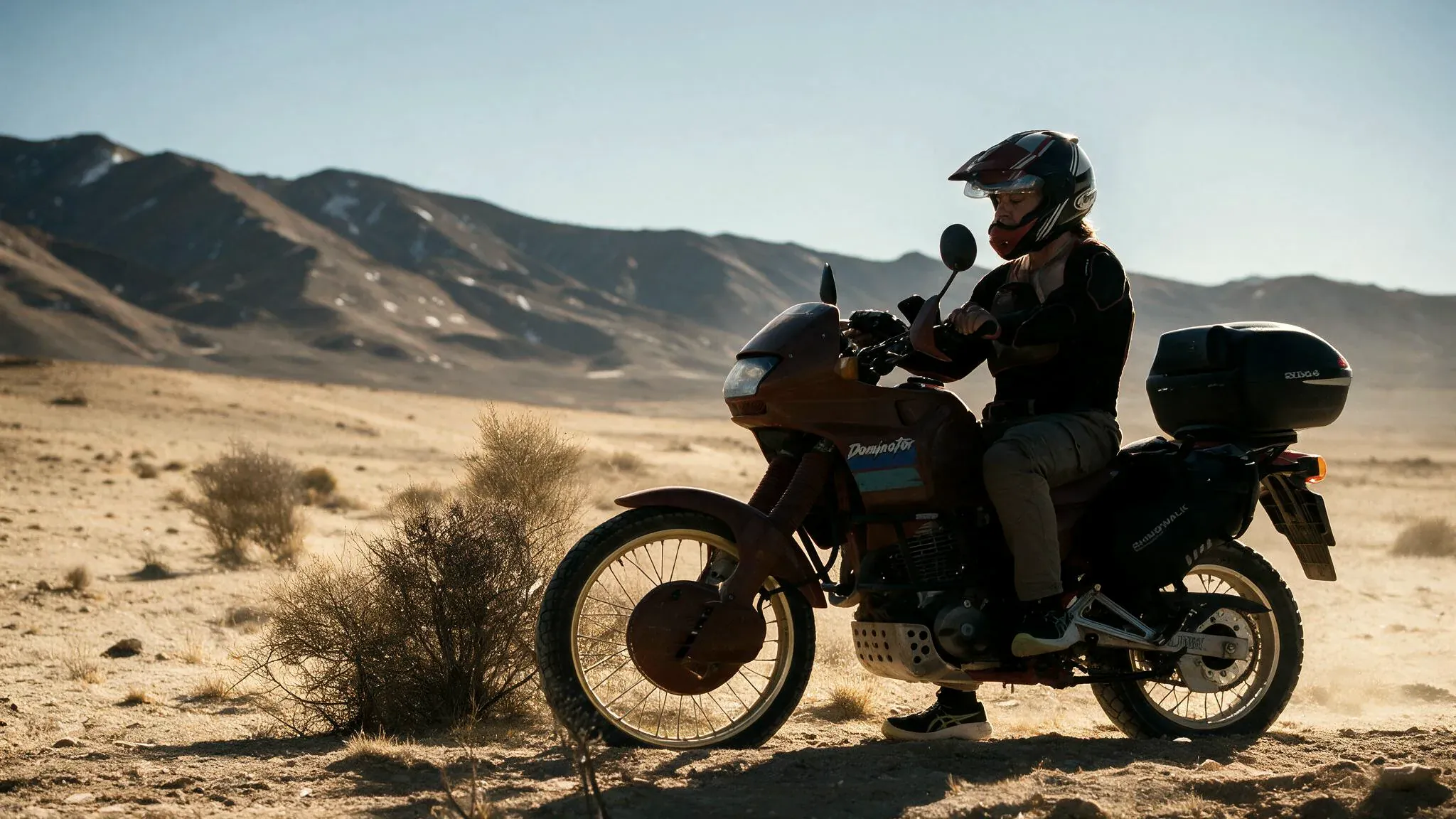 Los Millares by Motorcycle